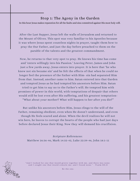 PDF: Holy Thursday Meditations