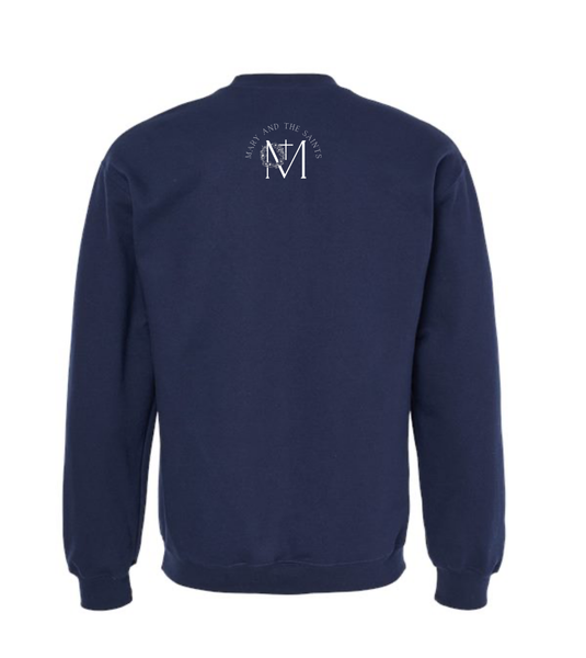 Crewneck Sweatshirt- Our Lady of Guadalupe, pray for us