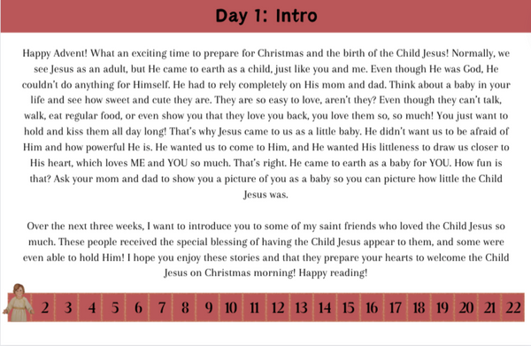 UPDATED! PDF Download: Advent Meditations for Children and those who are childlike at heart