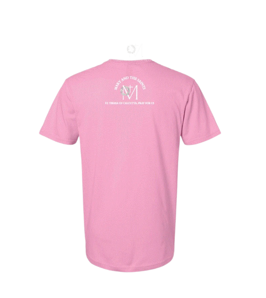 Pink T-Shirt- Mary, lend me your heart